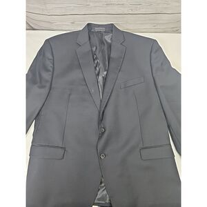 Vintage Lauren Ralph Lauren‎ Men's Blazer Suit Jacket 48R Wool Black 2 Button